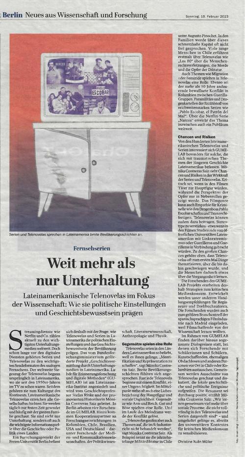 GUMELAB im Tagesspiegel