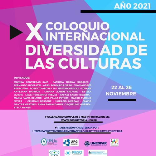 X. International Colloquium Diversidadade das Culturas (Diversity of Cultures) 22.11-26.11