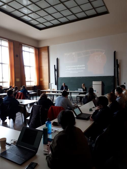 Presentación del proyecto de doctorado de Holle Meding en el Coloquio sobre Historia Latinoamericana, 18.04.2023