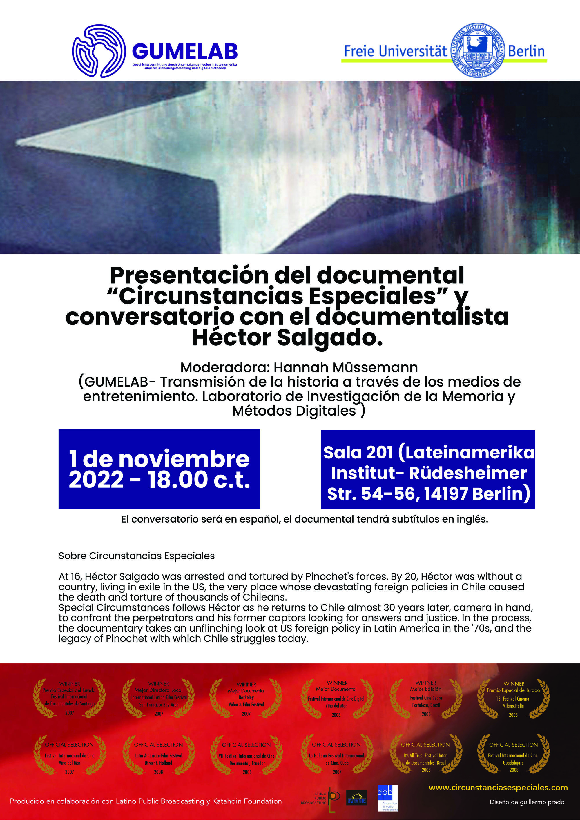 Proyección del documental "Special circumstances", 01.11.22